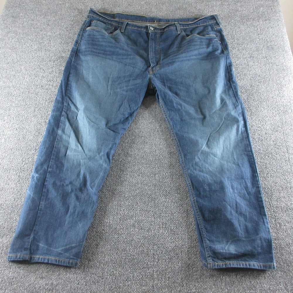 Levis‎ 502 Jeans Mens 46x26 Blue Tapered Medium Wash Big Tall Stretch Denim
